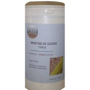 Sulfur mortar