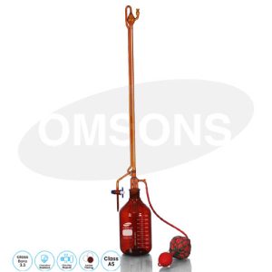 Burettes Automatic PTFE Stopcock Amber NABL _ESMC, Germany