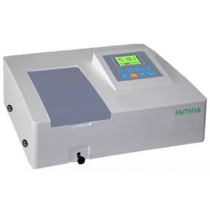 Single beam UV/VIS spectrophotometer