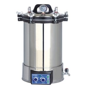 Portable pressure steam sterilizer