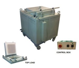 Industrial crucible oven