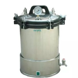 Portable pressure steam sterilizer