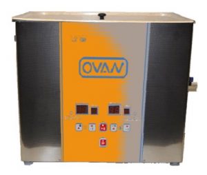 Heated ultrasonic bath