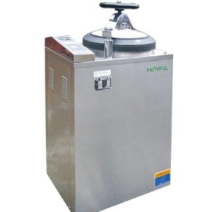 Vertical pressure steam sterilizer