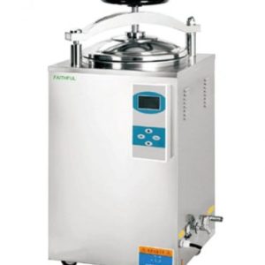 Vertical pressure steam sterilizer