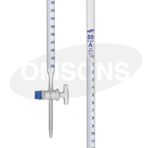 Burettes Straight Bore Glass Key with Screw Thread With NABL _ESMC, Germany