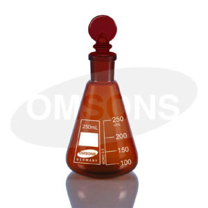 Flask Erlenmeyer Amber Colour Graduated Conic _ESMC, Germany