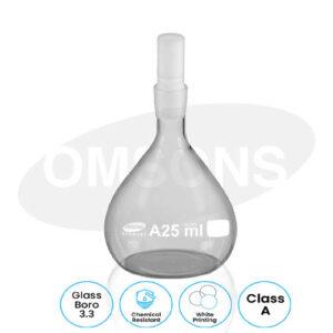 Pycnometers to Gay Lussac Calibrated with Teflon stopper Class-B _ESMC, Germany
