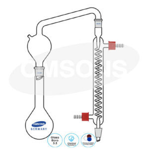 Distilling Apparatus Ammonia with Graham condenser _ESMC, Germany
