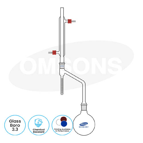 Distilling Apparatus Dean and Stark Moisture Test without stopcock _ESMC, Germany 1 Distilling Apparatus Dean and Stark Moisture Test without stopcock _ESMC, Germany