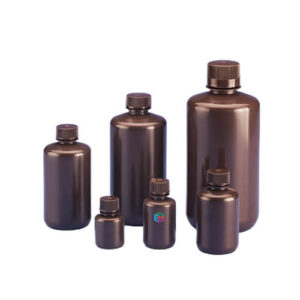 Amber Narrow Mouth Bottle HDPE _ESMC, Tarsons