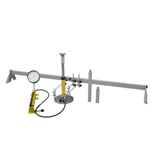 Bearing plate test apparatus