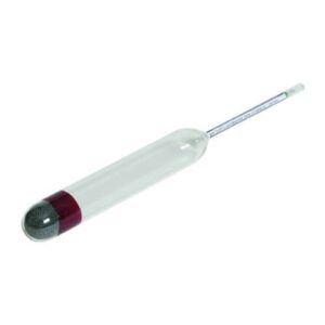 Glass lactometer for milk purity testing