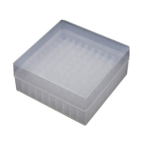 Cryovial tube box 100 well, Plastic 1 Cryovial tube box 100 well, Plastic