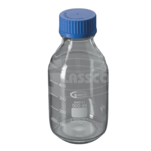 Reagent Bottle Clear Screw Cap, ESMC, Glassco, India