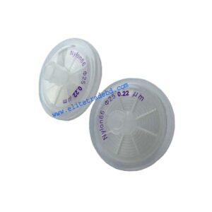 Syringe filter nylon 0.22um 25mm diameter white color