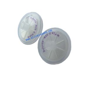 Syringe filter 0.45um 25mm diameter nylon 100 pcs packet