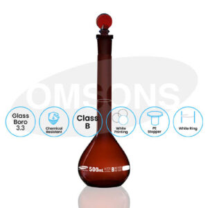 Volumetric Flask Amber Class B _ESMC, Germany