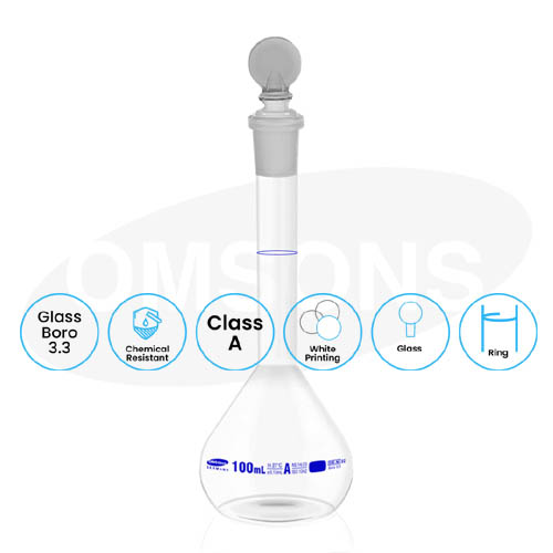 Volumetric Flask Class-A DIN/ISO _ESMC, Germany 1 Volumetric Flask Class-A DIN/ISO _ESMC, Germany