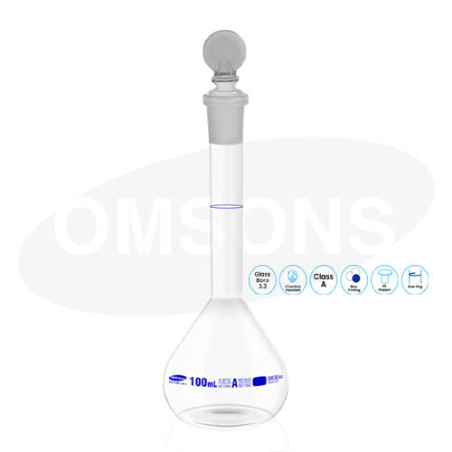 Volumetric Flask Wide Mouth Class A with NABL _ESMC, Germany 1 Volumetric Flask Wide Mouth Class A with NABL _ESMC, Germany
