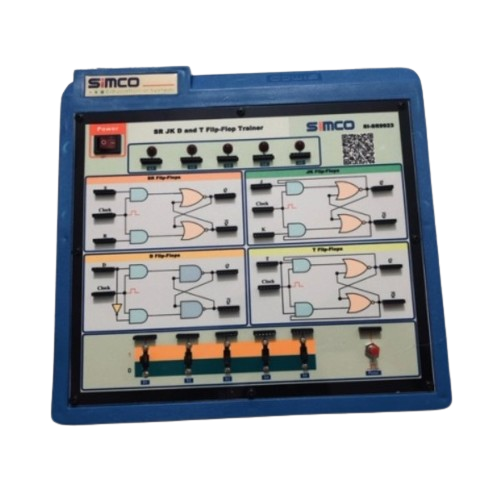 SR JK D and T Flip-Flop Trainer SI-SR9923 1 SR JK D and T Flip-Flop Trainer SI-SR9923, SI-SR9923, SI-SR9923 Flip-Flop Trainer, Flip-Flop Trainer, SI-SR9923 Trainer, SI-SR9923 esmcbd, SI-SR9923 elitetradebd, Flip Flop SR JK D & T Type Circuit Trainer With Logic LED 1-0 Power Supply kit